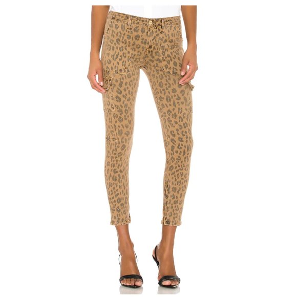 FRAME Cheetah Cargo Skinny Jean, 24 NWT - Picture 2 of 9